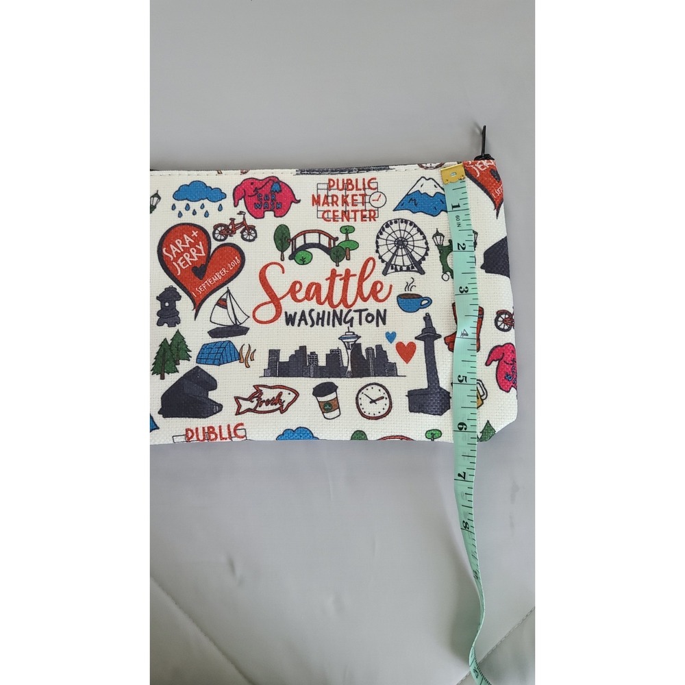 Multi-Functional‎ Seattle WA Traveler Gift Make Up Bag Zip Pouch